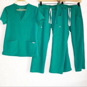 Figs Kade Pants Green Size XS